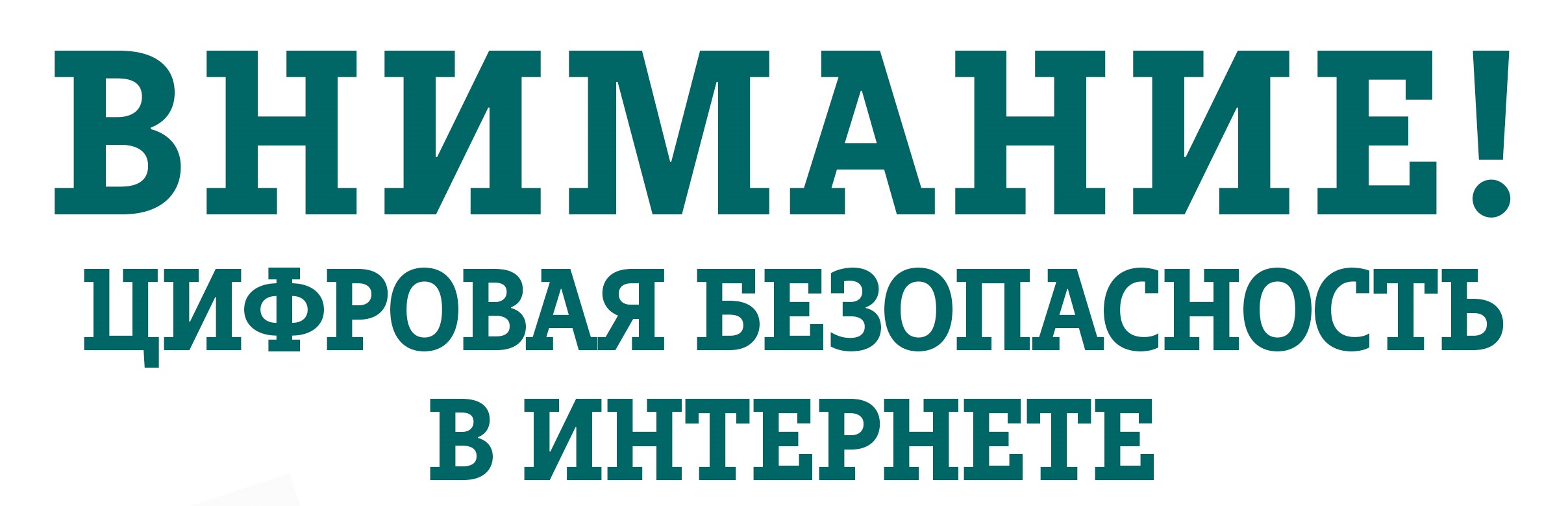 ЦИФРОВАЯ БЕЗОПАСНОСТЬ В ИНТЕРНЕТЕ