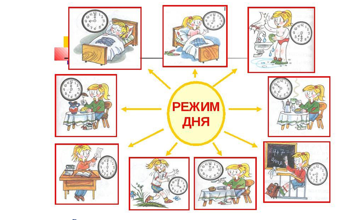 Режим дня школьника