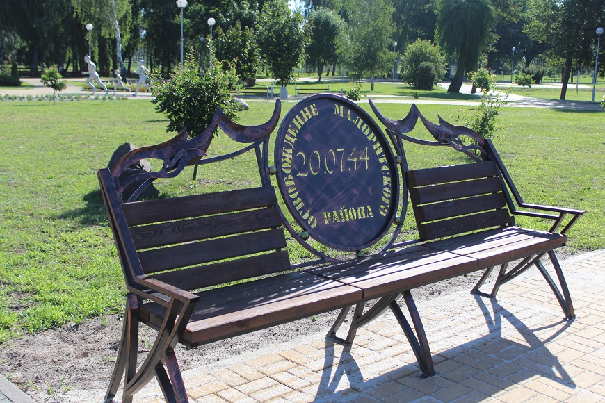 Новый арт-объект украсил Аллею памяти в честь Дня освобождения Малоритского района